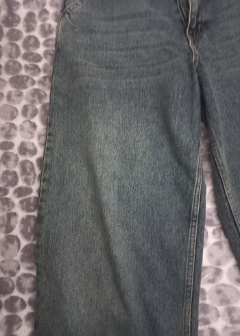 Lacivert Havuç Bayan Kot Pantolon - Görsel 5