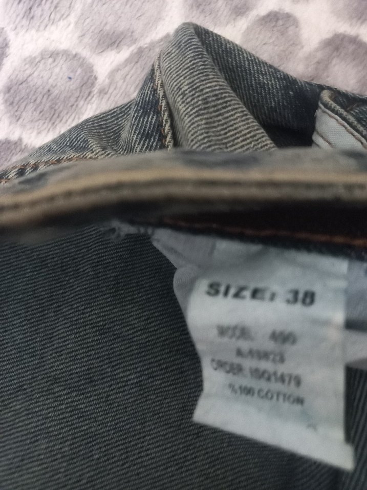 Lacivert Havuç Bayan Kot Pantolon - Görsel 4