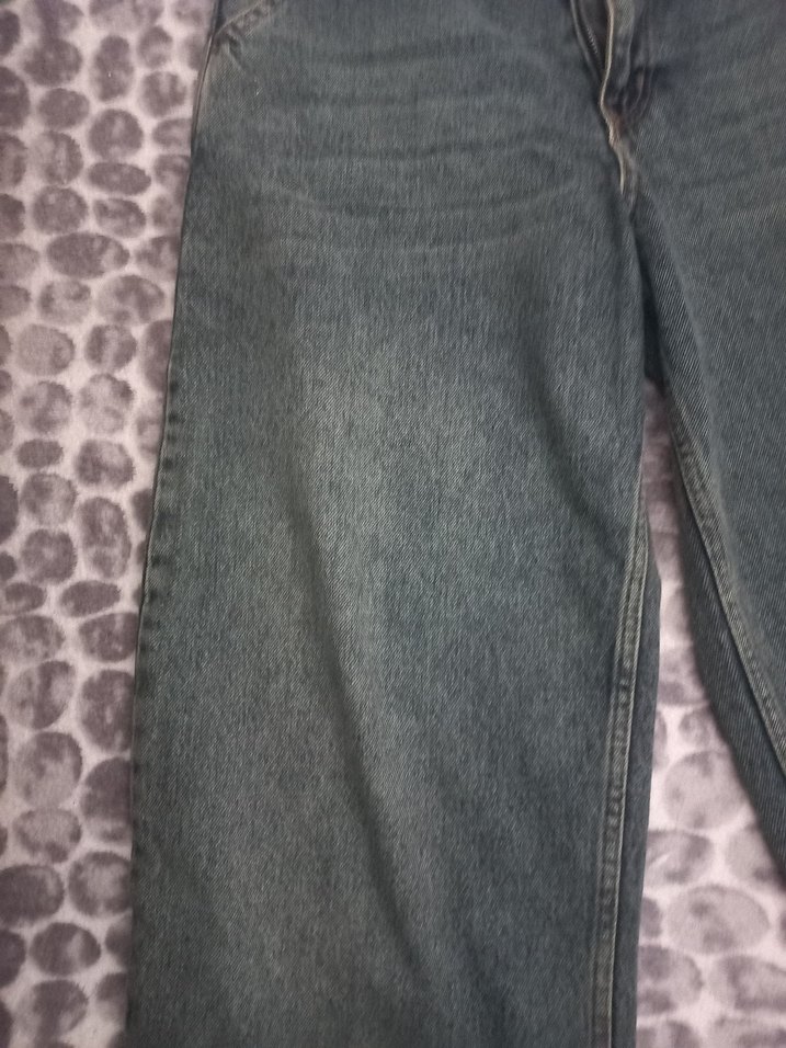 Lacivert Havuç Bayan Kot Pantolon - Görsel 5