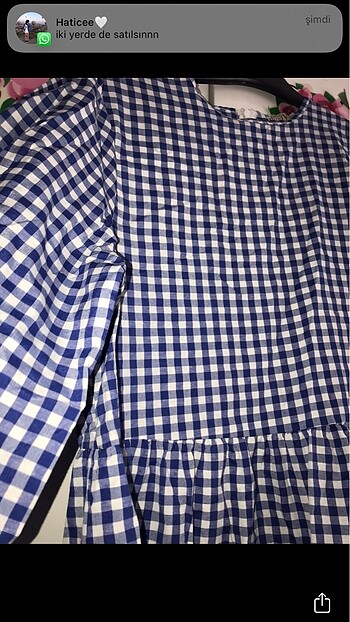 xl Beden Günlük kareli elbise