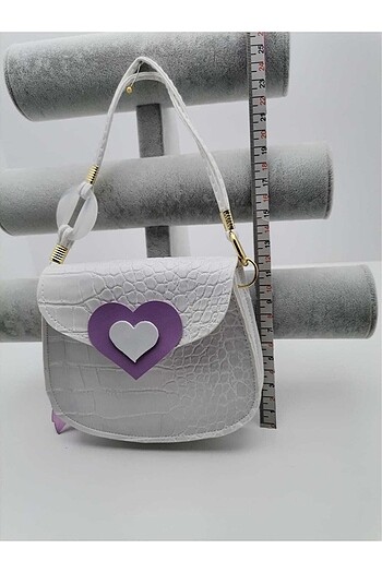 Zara Kalpli taş detaylı el çantası