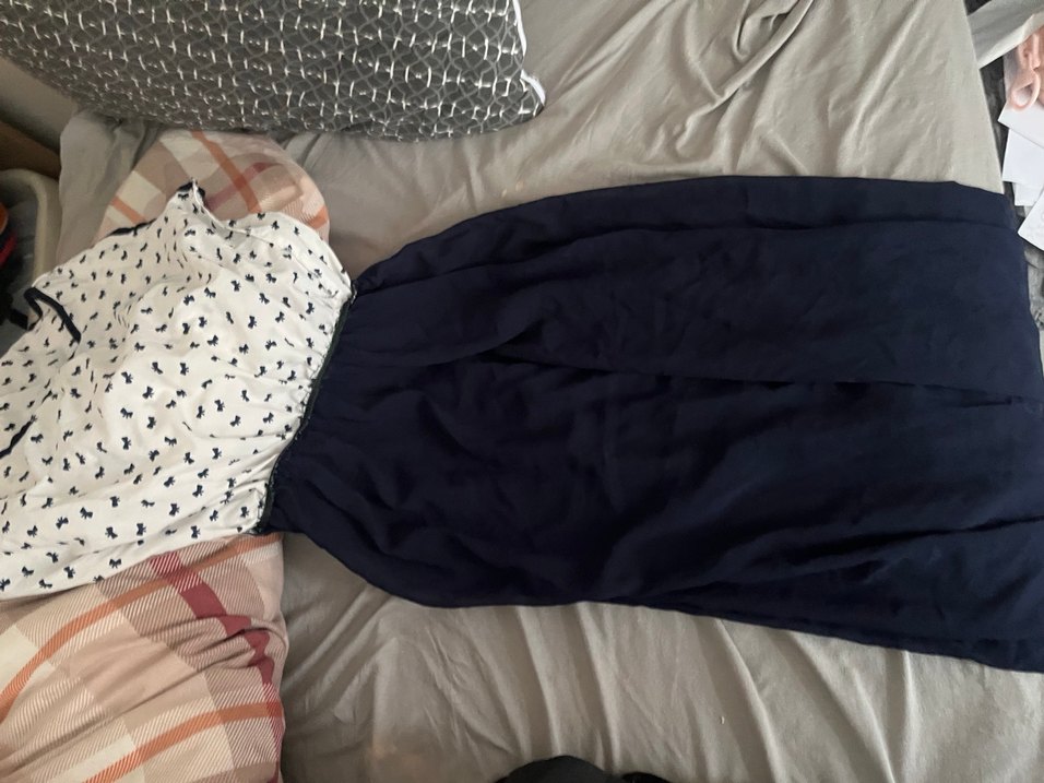 Fırfırlı Beyaz Midi Elbise - Görsel 2