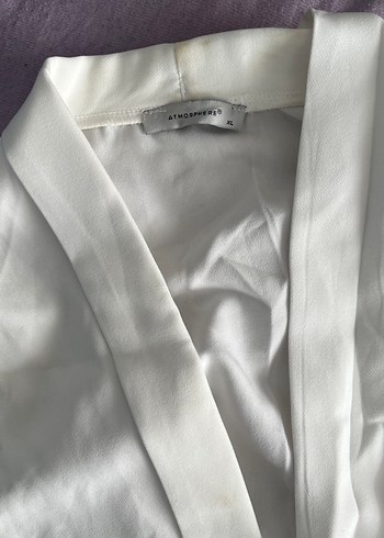 Beyaz Midi Kadın Ceket - Görsel 2