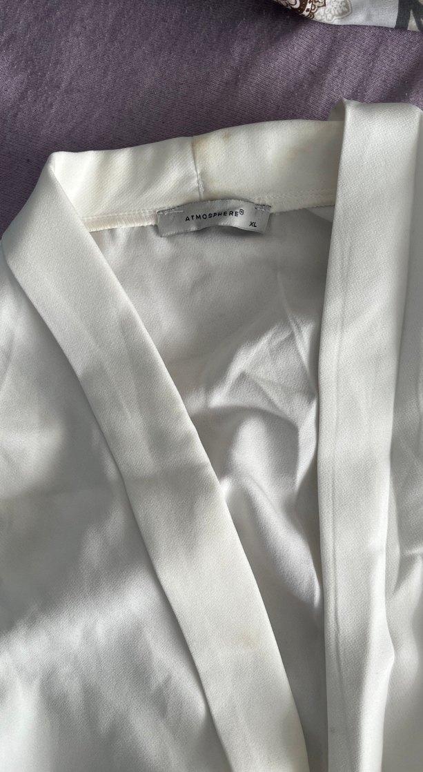 Beyaz Midi Kadın Ceket - Görsel 2