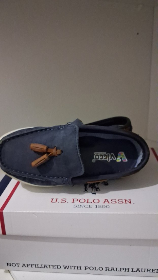 Vicco Erkek Çocuk Püsküllü Mavi Gri Spor Ayakkabı - Görsel 3