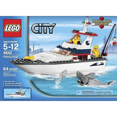 Beden Renk Lego City Balıkçı Botu