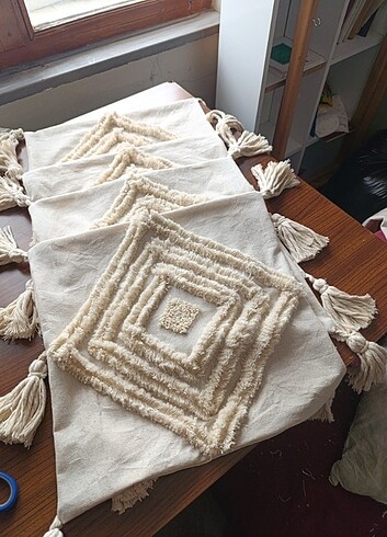 43x43 el dokunması kırlent kılıfı 