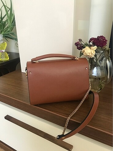 Beden kahverengi Renk Kol çantası (gerçek ahşap, butik ürünü