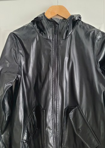 Selin Özbey Suni Deri Yağmurluk. - Görsel 2