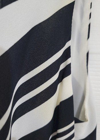 Zebra Desenli Siyah Kadın Tulum - Görsel 6