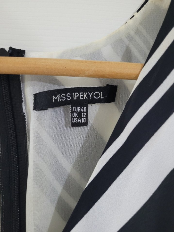 Zebra Desenli Siyah Kadın Tulum - Görsel 4