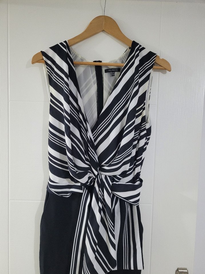 Zebra Desenli Siyah Kadın Tulum - Görsel 3