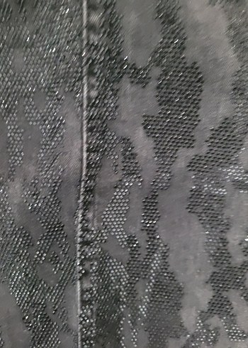 Yılan Derisi Görünümlü Kot Etek - Görsel 4