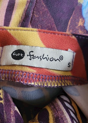 Renkli Desenli Uzun Bohem Elbise - Görsel 6