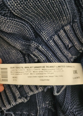 Trendy Gri Örgü Kadın Hırka - Görsel 5