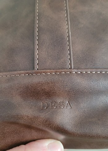 Kahverengi Deri Postacı Çantası - Görsel 5