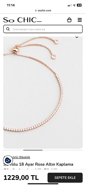 So Chic So chic su yolu bileklik