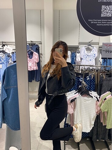 Diğer Zara muadil deri ceket