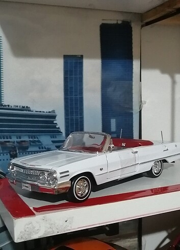 1:24 WELLY 1963 CHEVROLET İMPALA DİECAST 