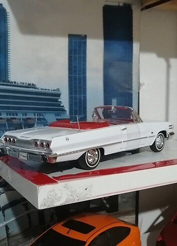 1:24 WELLY 1963 CHEVROLET İMPALA DİECAST