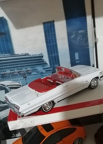 Beden 1:24 WELLY 1963 CHEVROLET İMPALA DİECAST