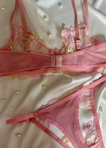 Çiçek Desenli Bralet Takımı - Görsel 4