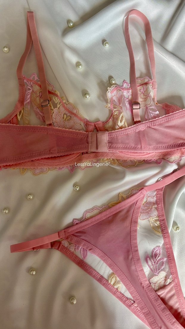 Çiçek Desenli Bralet Takımı - Görsel 4