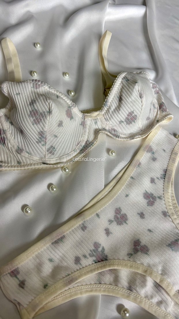 Pastel Desenli Kaşkorse Sütyen Takımı - Görsel 2