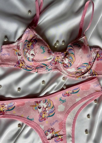 Unicorn Desenli  Sütyen Takımı - Görsel 3