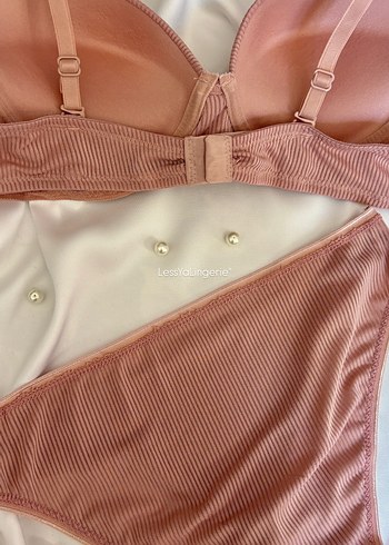 Fitilli Dolgulu Sütyen Takımı - Görsel 3