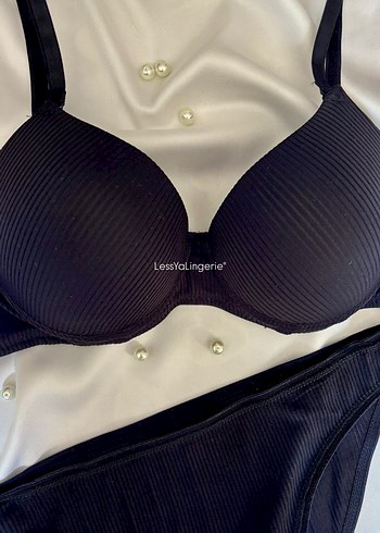 Fitilli Dolgulu Sütyen Takımı - Görsel 5