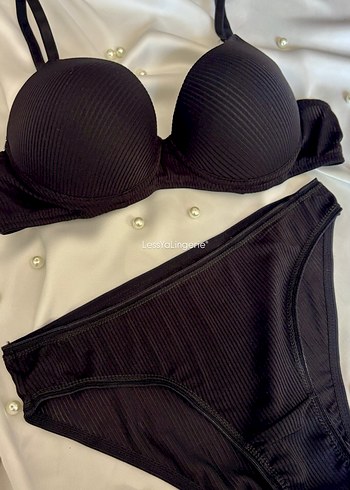 Fitilli Dolgulu Sütyen Takımı - Görsel 3