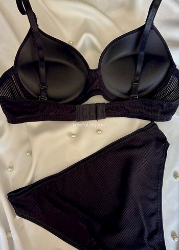Fitilli Dolgulu Sütyen Takımı - Görsel 4
