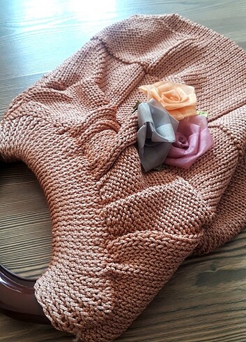Tasarımcı El işi örme çanta