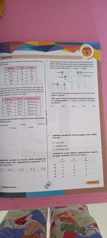 Beden Tyt Ayt biyoloji soru Bankası 