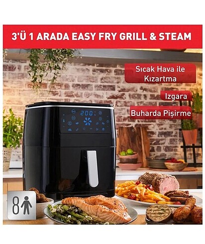 Air Fry Easy Grill & Steam 6.5L