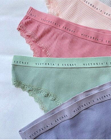 s Beden çeşitli Renk Victoria Secret Külot 5 Li
