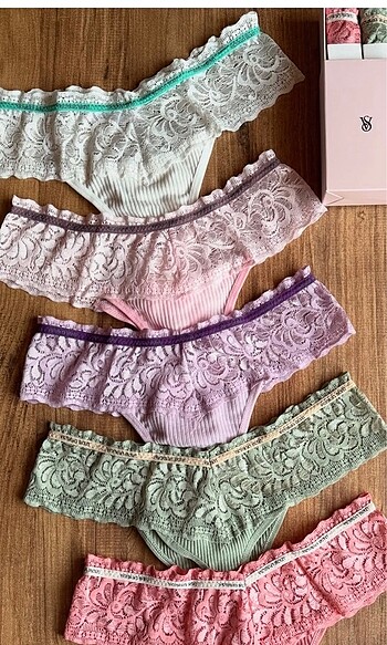 Victoria Secret Dantelli Tanga 5 li