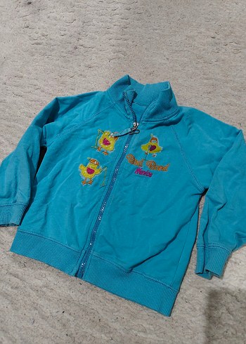 Nakışlı Kapüşonlu Kız Sweatshirt - Görsel 2