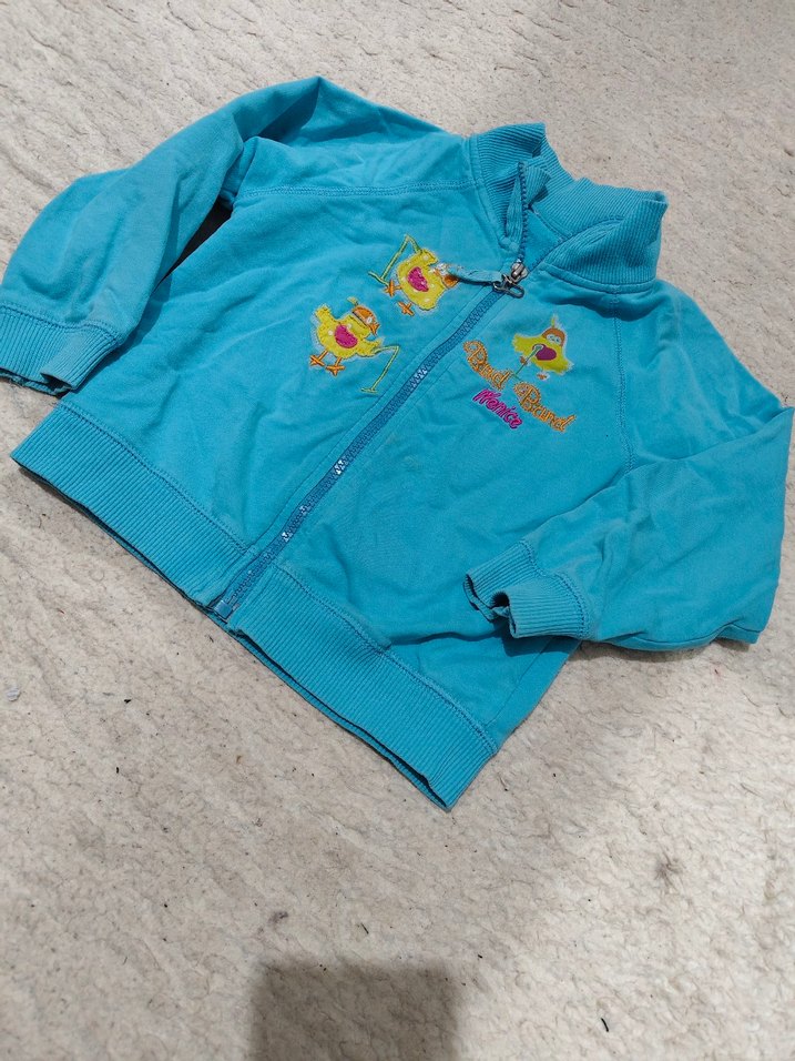 Nakışlı Kapüşonlu Kız Sweatshirt - Görsel 3