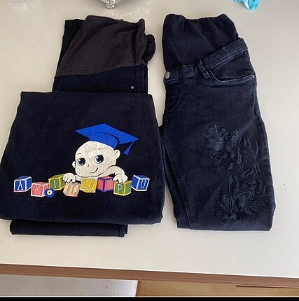 Hamile pantolon 2 adet +tişört