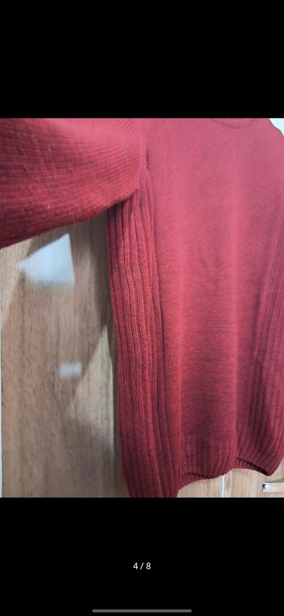 Bordo unisex kazak - Görsel 2