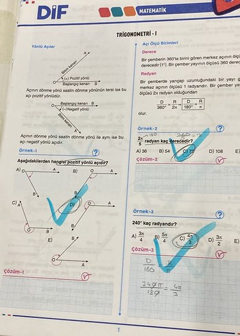 Beden DİF AYT Matematik Alan Yeterlilik Testi Kitabı