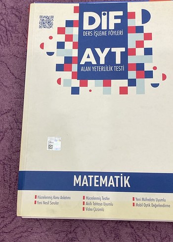 DİF AYT Matematik Alan Yeterlilik Testi Kitabı