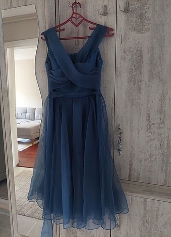 Mavi renk elbise