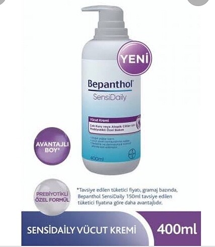 Bepanthol nemlendirici