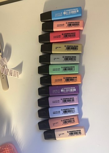 Pastel Renkli Stabilo Boss Fosforlu Kalem Seti