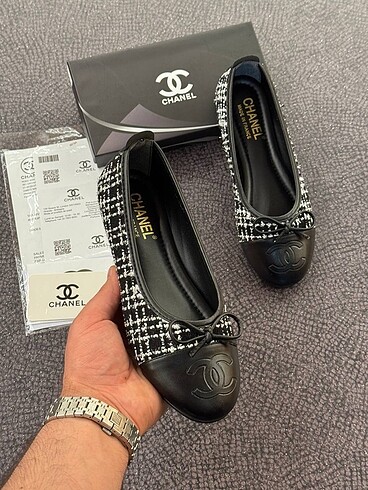 Chanel Chanel Siyah Babet