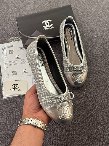 Chanel Chanel Gümüş Babet