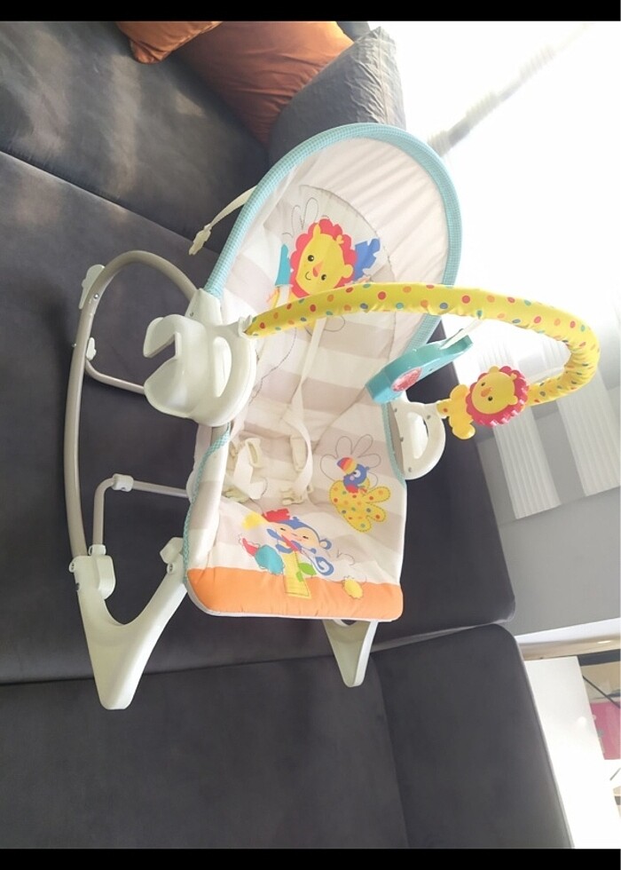 Fisher price üçü bir arada salıncak - Görsel 4